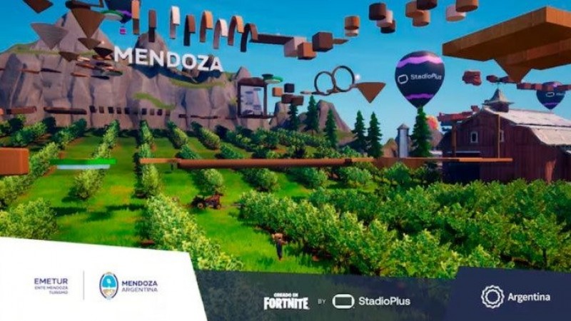 Mendoza y sus viñedos tendrán una participación estelar en Fortnite